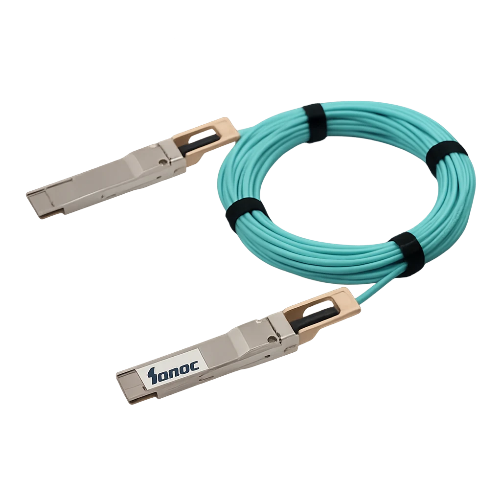 Sanoc 聖威光電｜400G QSFP-DD AOC 主動光纖纜線直連款｜DAC/AOC/AEC 纜線