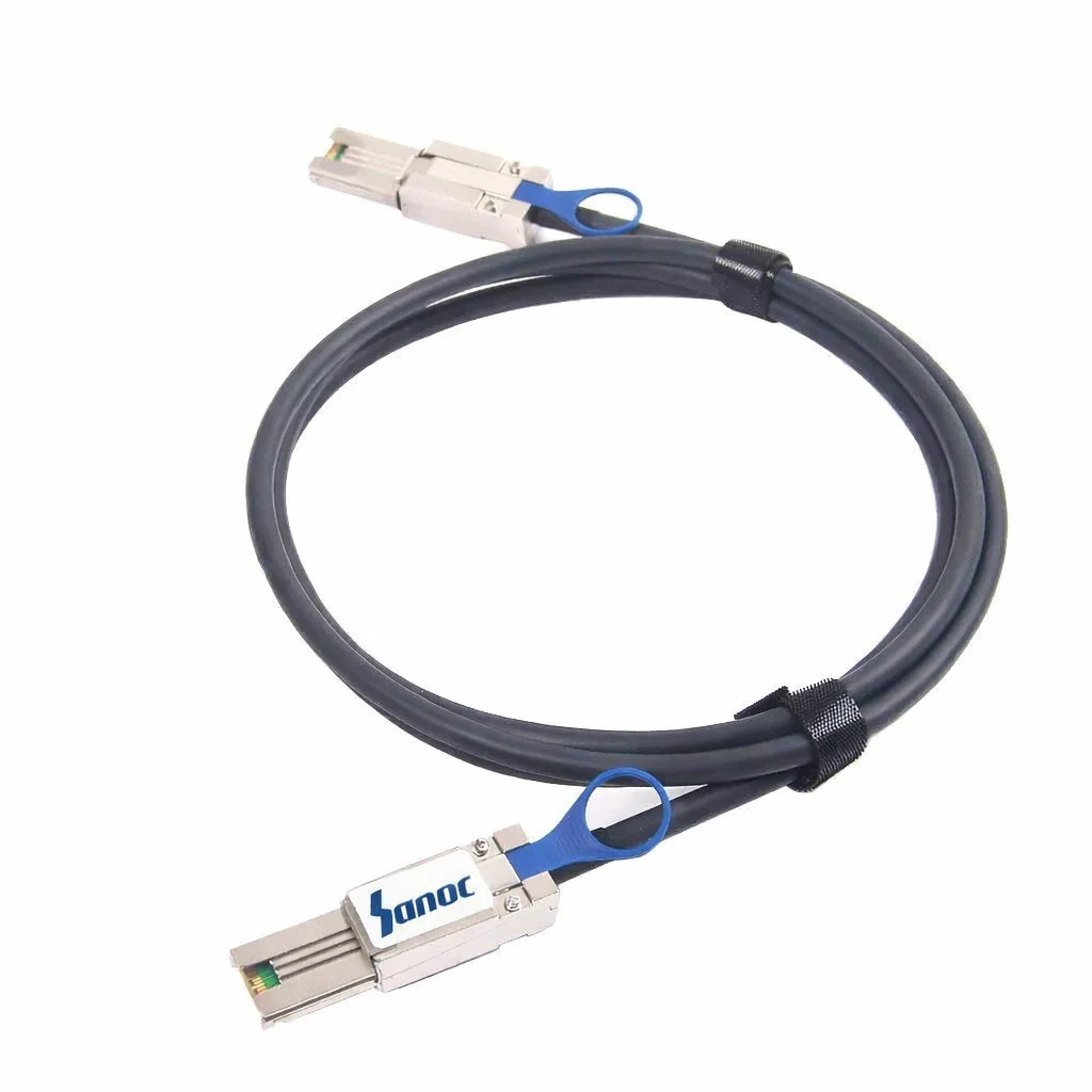 Sanoc 聖威光電｜SAS Cable 線材實拍｜DAC/AOC/AEC 纜線