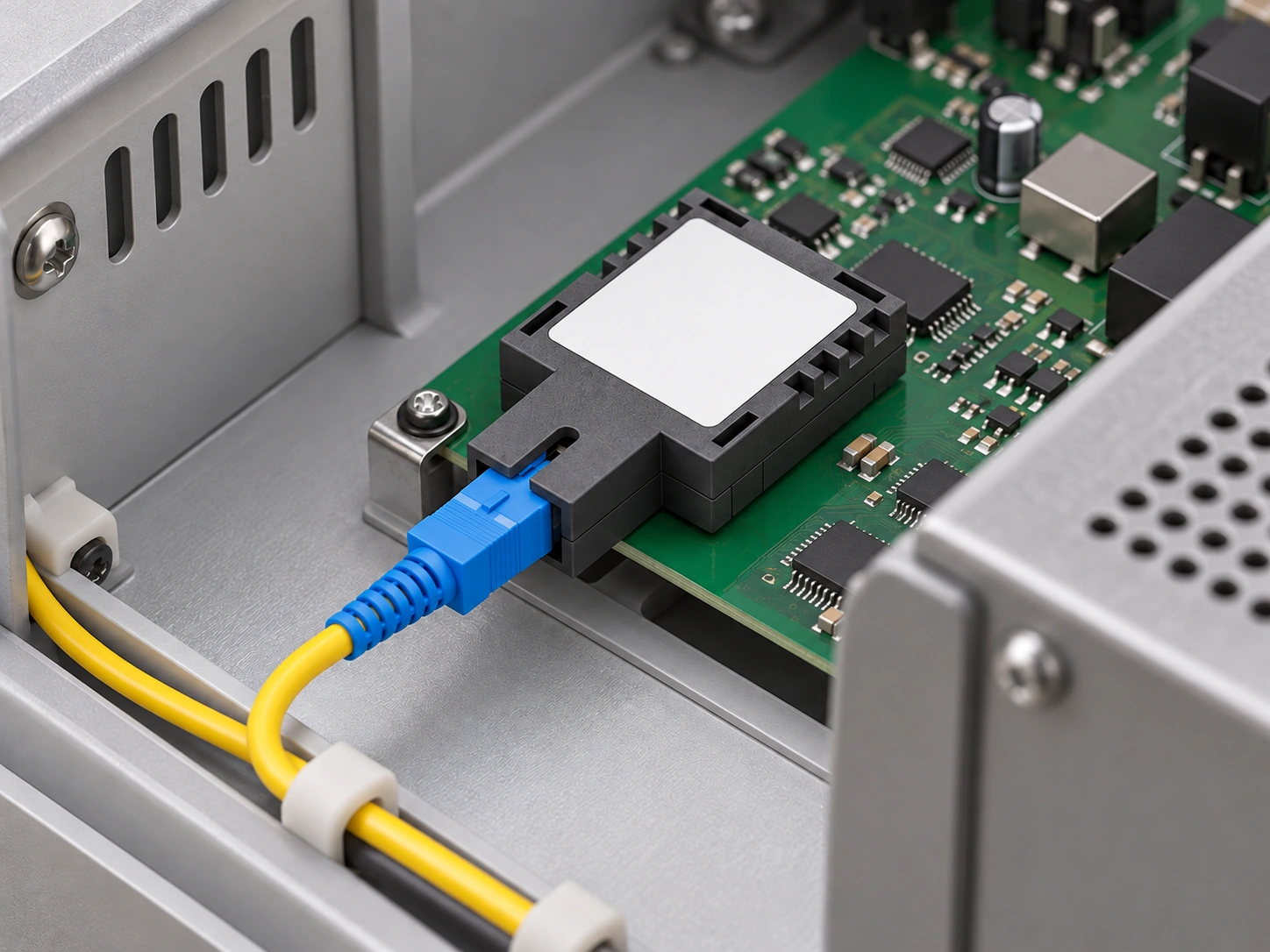 Sanoc 聖威光電 155M 1x9 應用:設備板端整合